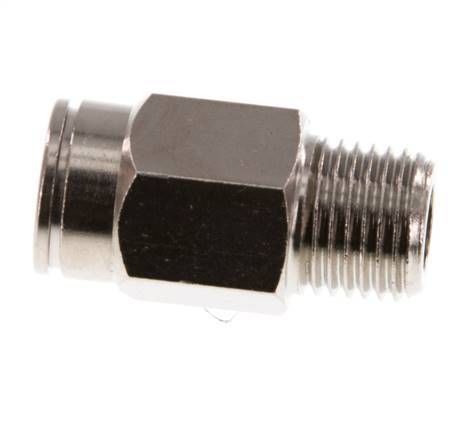 10mm x R1/4'' Messing Insteekfitting Buitendraad NBR [2 Stuks]