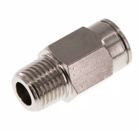 10mm x R1/4'' Messing Insteekfitting Buitendraad NBR [2 Stuks]