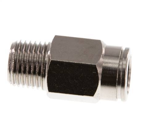10mm x R1/4'' Messing Insteekfitting Buitendraad NBR [2 Stuks]