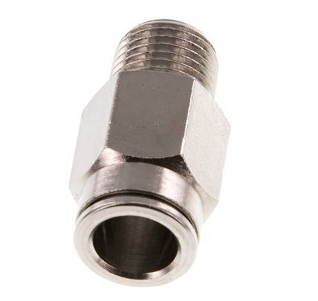 10mm x R1/4'' Messing Insteekfitting Buitendraad NBR [2 Stuks]