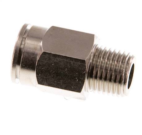 12mm x R1/4'' Messing Insteekfitting Buitendraad NBR [2 Stuks]