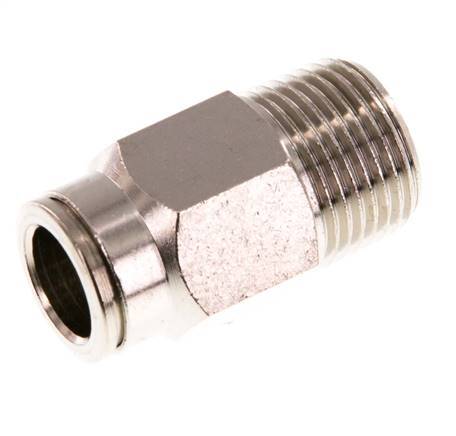10mm x R3/8'' Messing Insteekfitting Buitendraad NBR [2 Stuks]