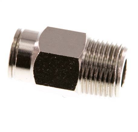 10mm x R3/8'' Messing Insteekfitting Buitendraad NBR [2 Stuks]