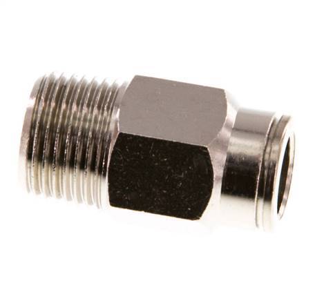 10mm x R3/8'' Messing Insteekfitting Buitendraad NBR [2 Stuks]