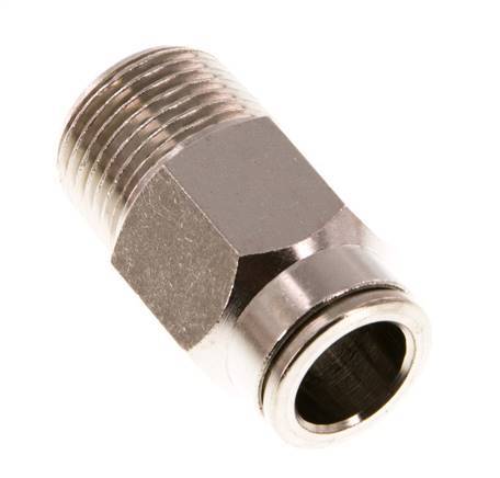 10mm x R3/8'' Messing Insteekfitting Buitendraad NBR [2 Stuks]