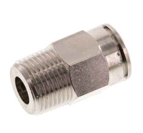 12mm x R3/8'' Messing Insteekfitting Buitendraad NBR [2 Stuks]