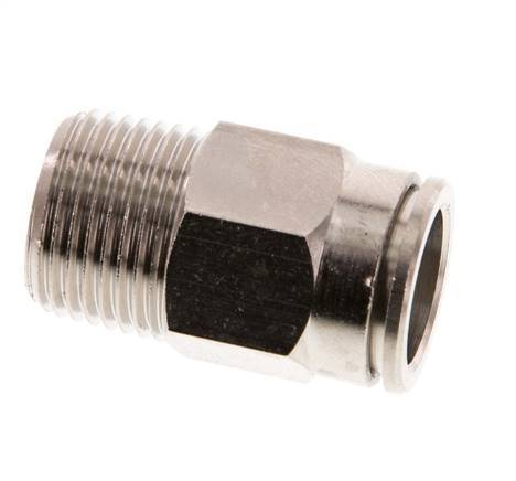12mm x R3/8'' Messing Insteekfitting Buitendraad NBR [2 Stuks]