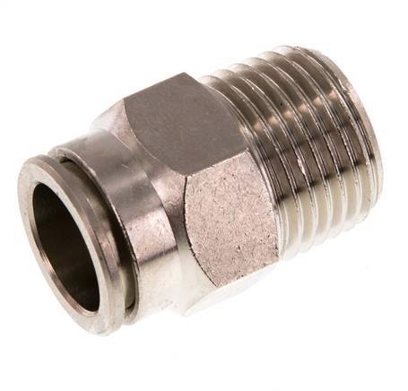 14mm x R1/2'' Messing Insteekfitting Buitendraad NBR