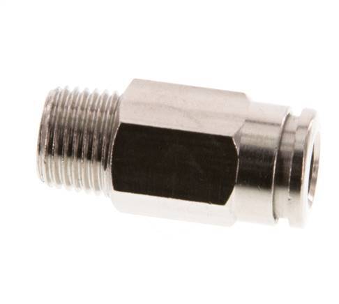 6mm x R1/8'' Messing Insteekfitting buitendraad FKM [5 Stuks]