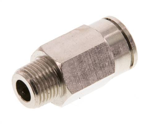 8mm x R1/8'' Messing Insteekfitting Buitendraad FKM [2 Stuks]