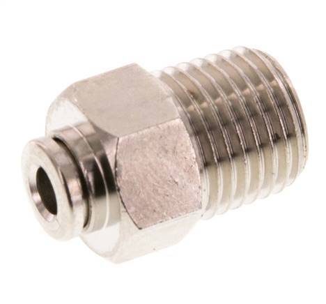 4mm x R1/4'' Messing Insteekfitting Buitendraad FKM [2 Stuks]