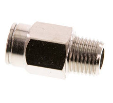 10mm x R1/4'' Push-in Fitting with Male Threads Brass FKM [2 Pieces]