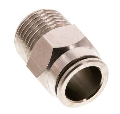 14mm x R1/2'' Messing Insteekfitting Buitendraad FKM
