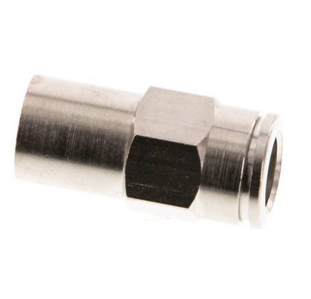 8mm x G1/8'' Push-in Fitting with Female Threads Brass NBR [2 Pieces]
