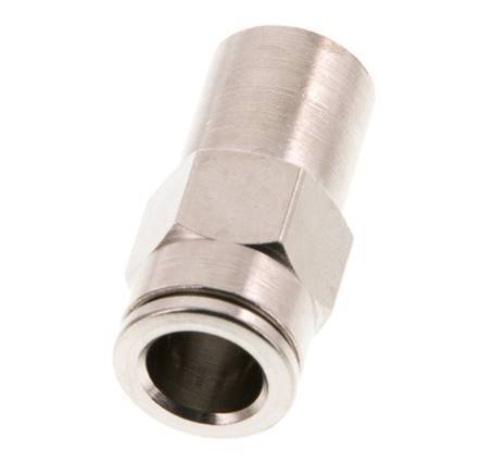 8mm x G1/8'' Push-in Fitting with Female Threads Brass NBR [2 Pieces]