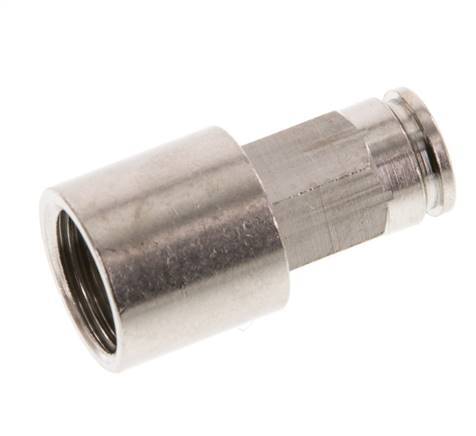 6mm x G1/4'' Messing Insteekfitting Binnendraad NBR [2 Stuks]