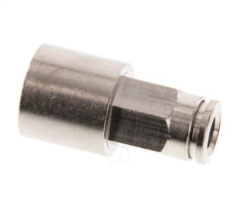 6mm x G1/4'' Messing Insteekfitting Binnendraad NBR [2 Stuks]