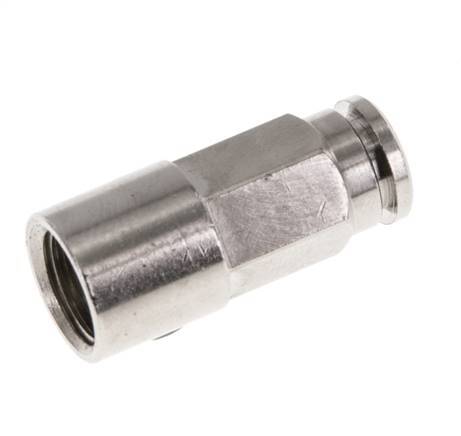 5mm x G1/8'' Push-in Fitting with Female Threads Brass FKM [2 Pieces]
