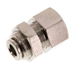 6mm x G1/8'' Messing Insteekfitting Binnendraad Schotdoorvoer NBR [2 Stuks]