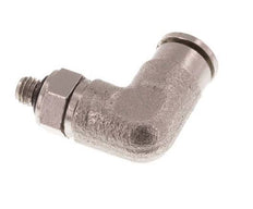 3mm x M 3 90 graden L-verbinding Messing Insteekfitting Buitendraad Draaibaar NBR