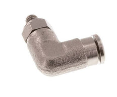 3mm x M 3 90 graden L-verbinding Messing Insteekfitting Buitendraad Draaibaar NBR