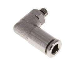 5mm x M 5 90 graden L-verbinding Messing Insteekfitting Buitendraad Draaibaar NBR [2 Stuks]