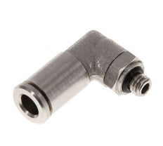 5mm x M 5 90 graden L-verbinding Messing Insteekfitting Buitendraad Draaibaar NBR [2 Stuks]