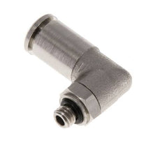 5mm x M 5 90 graden L-verbinding Messing Insteekfitting Buitendraad Draaibaar NBR [2 Stuks]