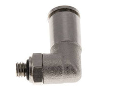 5mm x M 5 90 graden L-verbinding Messing Insteekfitting Buitendraad Draaibaar NBR [2 Stuks]