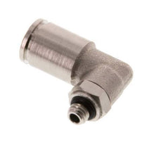 6mm x M 5 90 graden L-verbinding Messing Insteekfitting Buitendraad Draaibaar NBR [2 Stuks]