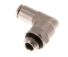4mm x G1/8'' 90 graden L-verbinding Messing Insteekfitting Buitendraad Draaibaar NBR [2 Stuks]