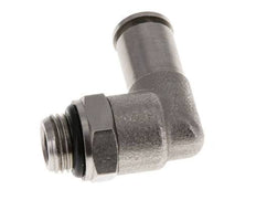 5mm x G1/8'' 90 graden L-verbinding Messing Insteekfitting Buitendraad Draaibaar NBR [2 Stuks]