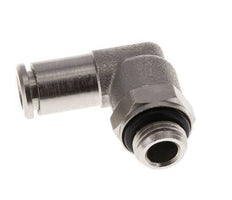 5mm x G1/8'' 90 graden L-verbinding Messing Insteekfitting Buitendraad Draaibaar NBR [2 Stuks]