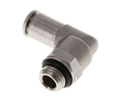 5mm x G1/8'' 90 graden L-verbinding Messing Insteekfitting Buitendraad Draaibaar NBR [2 Stuks]