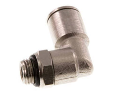 8mm x G1/8'' 90 graden L-verbinding Messing Insteekfitting Buitendraad Draaibaar NBR [2 Stuks]