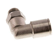 8mm x G1/8'' 90 graden L-verbinding Messing Insteekfitting Buitendraad Draaibaar NBR [2 Stuks]