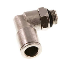8mm x G1/8'' 90 graden L-verbinding Messing Insteekfitting Buitendraad Draaibaar NBR [2 Stuks]