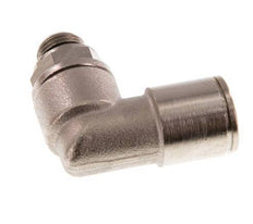 10mm x G1/8'' 90 graden L-verbinding Messing Insteekfitting Buitendraad Draaibaar NBR