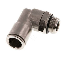 10mm x G1/4'' 90 graden L-verbinding Messing Insteekfitting Buitendraad Draaibaar NBR [2 Stuks]