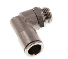 10mm x G1/4'' 90 graden L-verbinding Messing Insteekfitting Buitendraad Draaibaar NBR [2 Stuks]