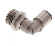 8mm x G3/8'' 90 graden L-verbinding Messing Insteekfitting Buitendraad Draaibaar NBR [2 Stuks]