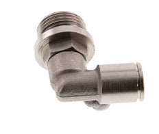 8mm x G3/8'' 90 graden L-verbinding Messing Insteekfitting Buitendraad Draaibaar NBR [2 Stuks]