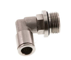 8mm x G3/8'' 90 graden L-verbinding Messing Insteekfitting Buitendraad Draaibaar NBR [2 Stuks]