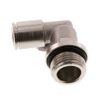 8mm x G3/8'' 90 graden L-verbinding Messing Insteekfitting Buitendraad Draaibaar NBR [2 Stuks]