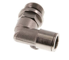 10mm x G3/8'' 90 graden L-verbinding Messing Insteekfitting Buitendraad Draaibaar NBR