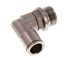10mm x G3/8'' 90 graden L-verbinding Messing Insteekfitting Buitendraad Draaibaar NBR