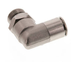 12mm x G3/8'' 90 graden L-verbinding Messing Insteekfitting Buitendraad Draaibaar NBR