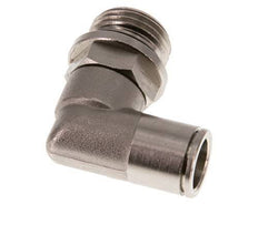 12mm x G1/2'' 90 graden L-verbinding Messing Insteekfitting Buitendraad Draaibaar NBR