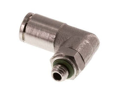 4mm x M 5 90 graden L-verbinding Messing Insteekfitting Buitendraad Draaibaar FKM [2 Stuks]
