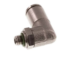4mm x M 5 90 graden L-verbinding Messing Insteekfitting Buitendraad Draaibaar FKM [2 Stuks]